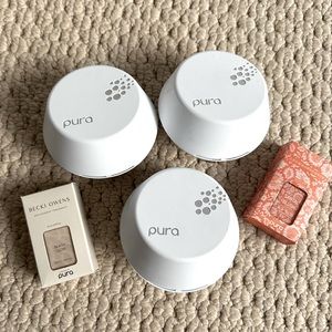 3 Pura Smart Home Diffusers with 2 Scents